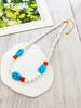 Ocean style small fish bead necklace suitable for women's daily wear