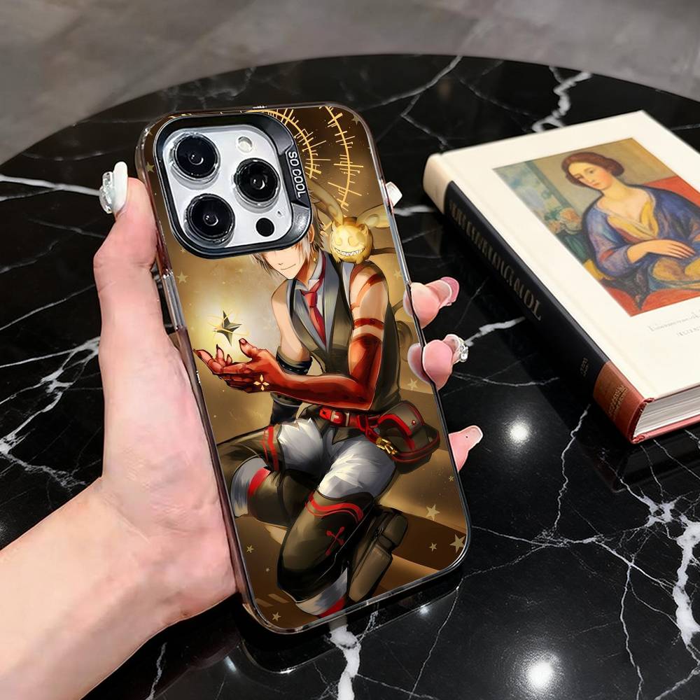 

D.Gray-man Allen Walker Phone Case For iPhone 17,16,15,14,13,12,11 Plus,Pro Max,XS,Colorful Silver Black Cover iPhone16