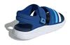 Adidas Duramo Sandals Athleisure Slip Resistant Cushioning Quick Dry Children's Sandals Blue White Kids' ID3533