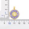 Nidin New Arrival Classic Religious Virgin Mary Shell Pendant Amulet Necklace Gold Plated Christian Jewelry Prayer Choker Gifts