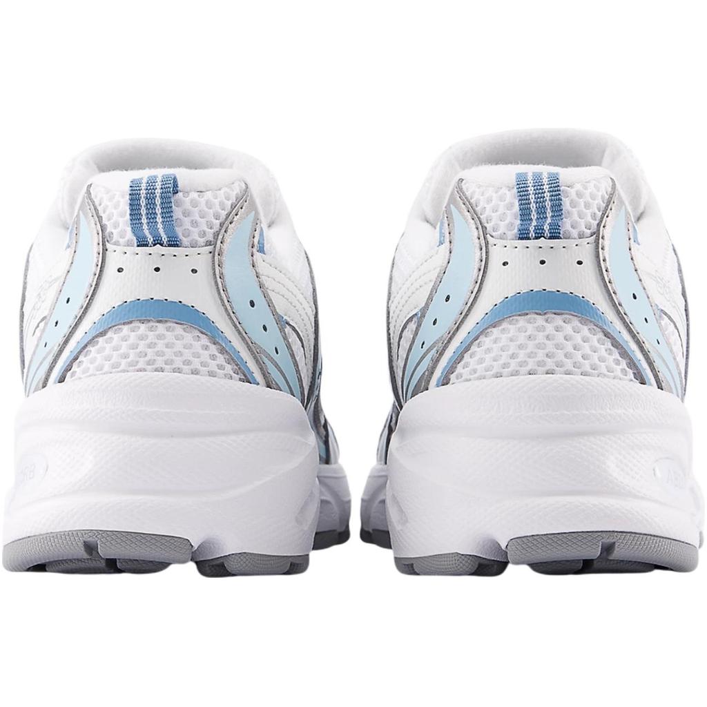 New Balance 530 Grote Kinderen Zilver Blauw Kinder Sneakers Wit Zeezout Stilstaand Water GR530ED