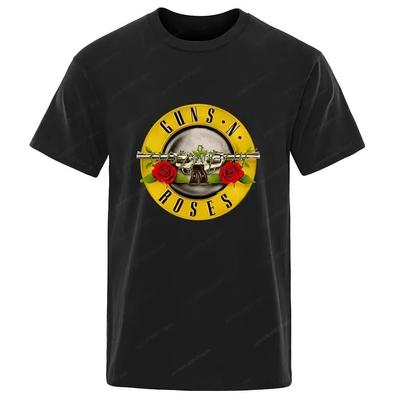 Guns N 'Roses Hard Rock Herren- und Damen-Ted Hip Hop Kleidung Musik Herren- und Damen-Baumwoll-T-Shirts
