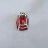 Cushion Cut Red Garnet Quartz 925 Sterling Silver, Yellow Gold Plated, Rose Gold Plated Pendant