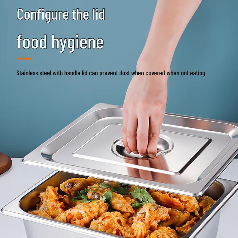 Stainless Steel Buffet Food Pan Lid