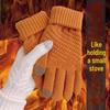 Unisex Touchscreen Gloves: Velvet-Lined Wool for Warmth, Cold-Proof, Ideal for Autumn/Winter Outdoor Cycling
