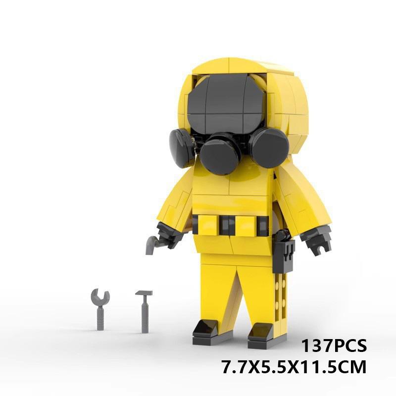 

Набор строительных блоков, прочная игрушка-конструктор из 68 деталей, подарок на день рождения для детей и взрослых жёлтый