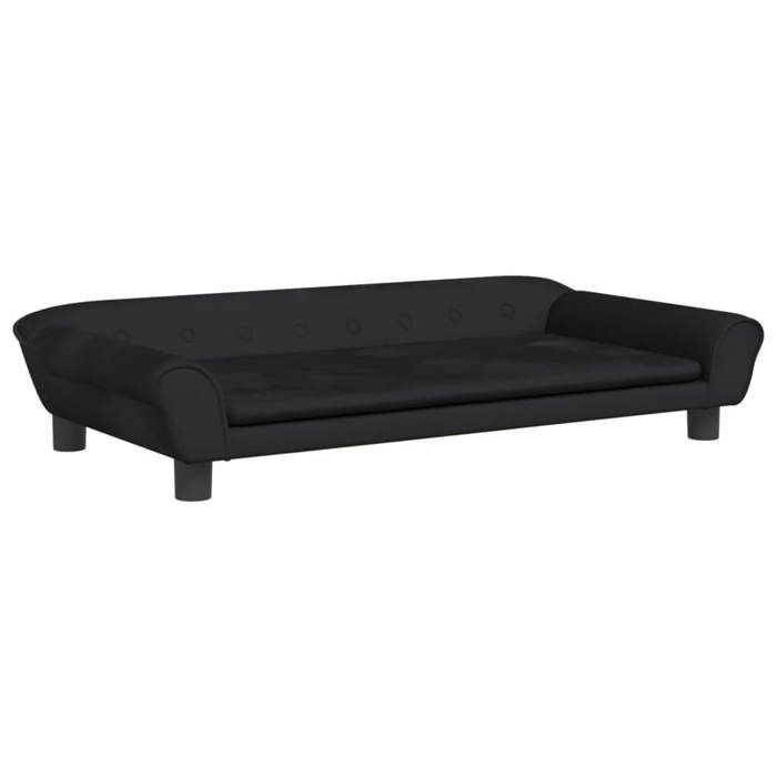 VidaXL Canapé pour enfants noir 100x50x26 cm velours, mini canapé, mini canapé-chaise, mini canapé pour enfants, canapé de 3196397