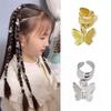 20Pcs Hair Braiding Dreadlocks Beads Butterfly Hair Braid Tubes Hollow Out Hair Ring  Kids