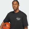 adidas T Shirts Men's Black Crew Neck Moderate