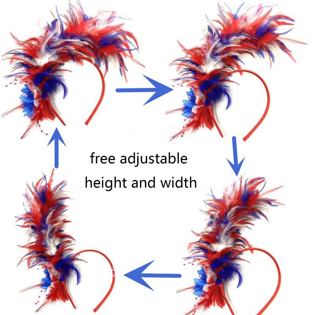 Feder-Stirnband, Fascinator-Stirnband, Cosplay-Haarreif, Kopfbedeckung im Stil der 1920er Jahre, Vintage-Feder-Haar-Accessoire für Frauen