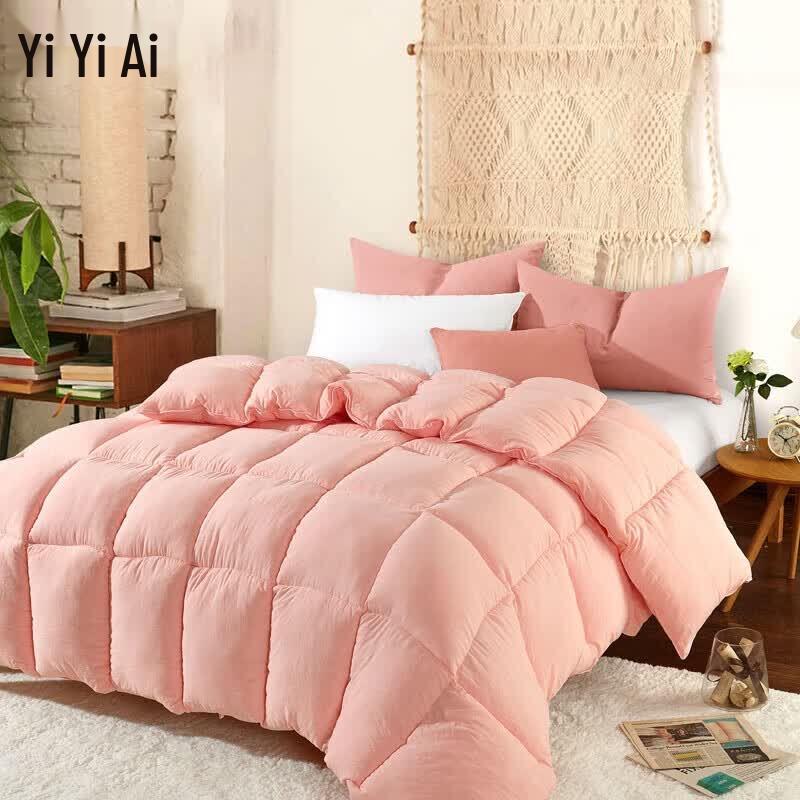 Yiyiai Washed Cotton Solid Winter Quilt