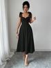 Europe, America and the United States in the summer of 2026 new elegant women's clothing solid color fashionable elegant strap dress women