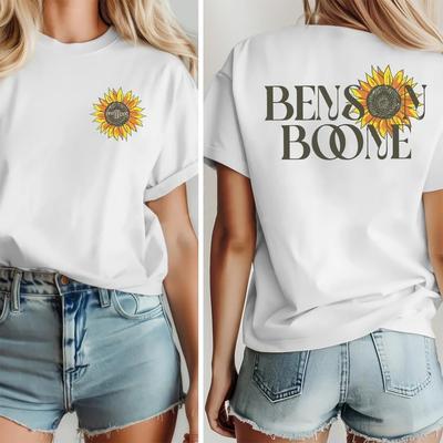 Benson Boone American Heart Tour 2025 Double Sided T-shirt, Gift For Lovers