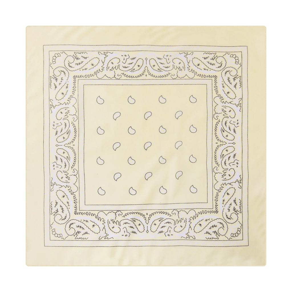 1Pc Paisley Cashew Flower Square Scarf Hip Hop Outdoor Riding Bandana Headscarf
