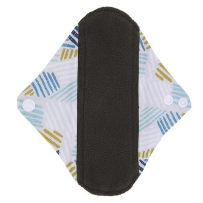 Reusable Menstrual Pads Washable Bamboo Charcoal Cloth Leakproof Feminine Sanitary Pads Pads for