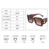 Fashion Luxury  Oversized Square Women's Sunglasses Copos Ladies Trendy Designer Sun Glasses Retro Shades Eyewear UV400