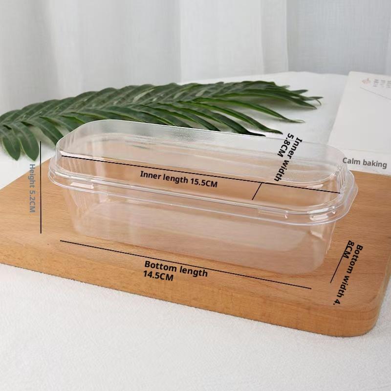10/20/50Pcs Mini Loaf Deli Dessert Container For Desserts Cups Cake Box -300ML
