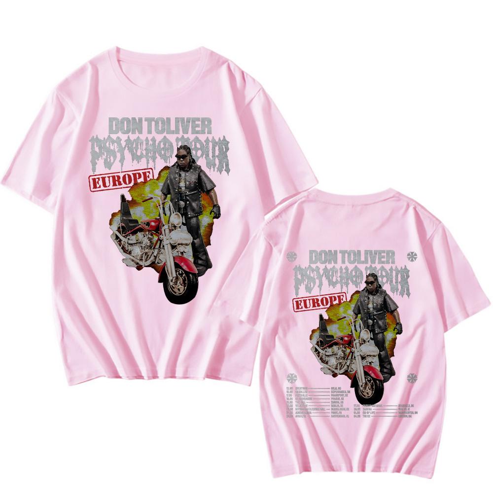 Don Toliver Tour 2025 Tshirts Rapper Don Toliver Hip Hop T-shirt New Women/Men Punk Y2K Tee-shirt Vintage Short Sleeve Cotton Streetwear
