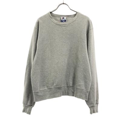 90'lar Uzun Kollu Sweatshirt M gri Eski Erkek Kullanılmış