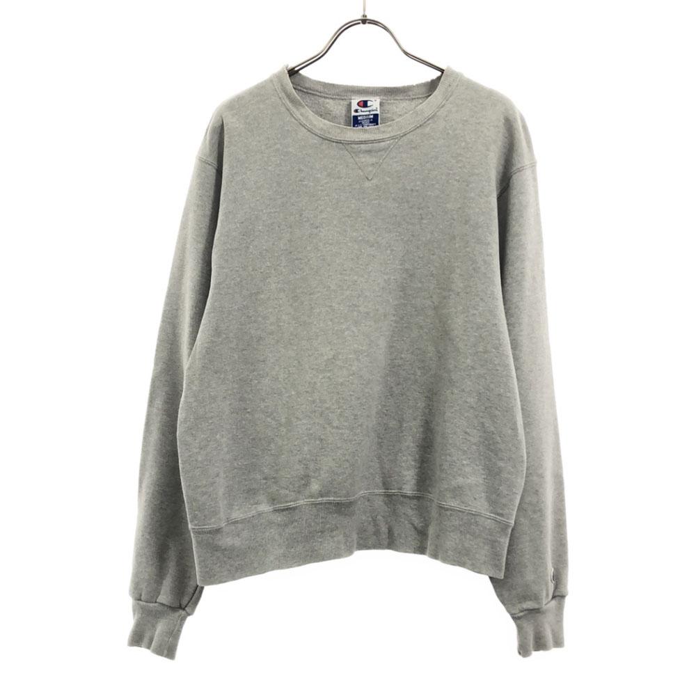 Champion 90s Long sleeve sweat trainer M gray Old Men's Used