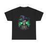 Spooky Skeleton Witch Tee, Halloween T-Shirt, Unisex Graphic Tee, Creepy Apparel