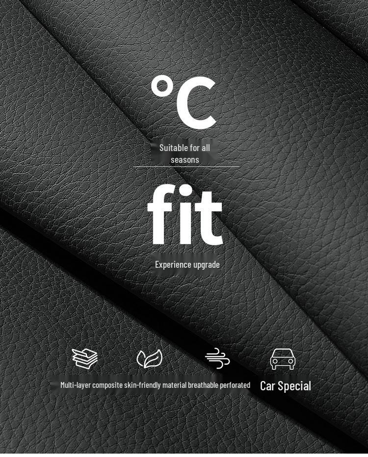 Qiyuan Q05 Universal Leather Car Seat Cushion - Four Seasons Compatible