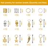 200PCS Hair Beads for Women Braids, Loc Jewelry for Hair, Dreadlocks Accessories, Metal Gold Silver Clips Cuffs Coils Shells Rings for Hair Braiding
