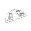 For Jaguar XF 2012-2015 Car Styling Stainless Steel Silver Car Steering Wheel Button Sticker Car Interior Accessories