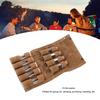 9 Pockets Spice Bottle Bag Canvas Spice Bottle Storage Bag Durable Seasoning Jar Holder  Picnic
