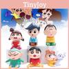 Adorable Pvc Sitting Crayon Shinchan Figure Collection With 6 Unique Designs
