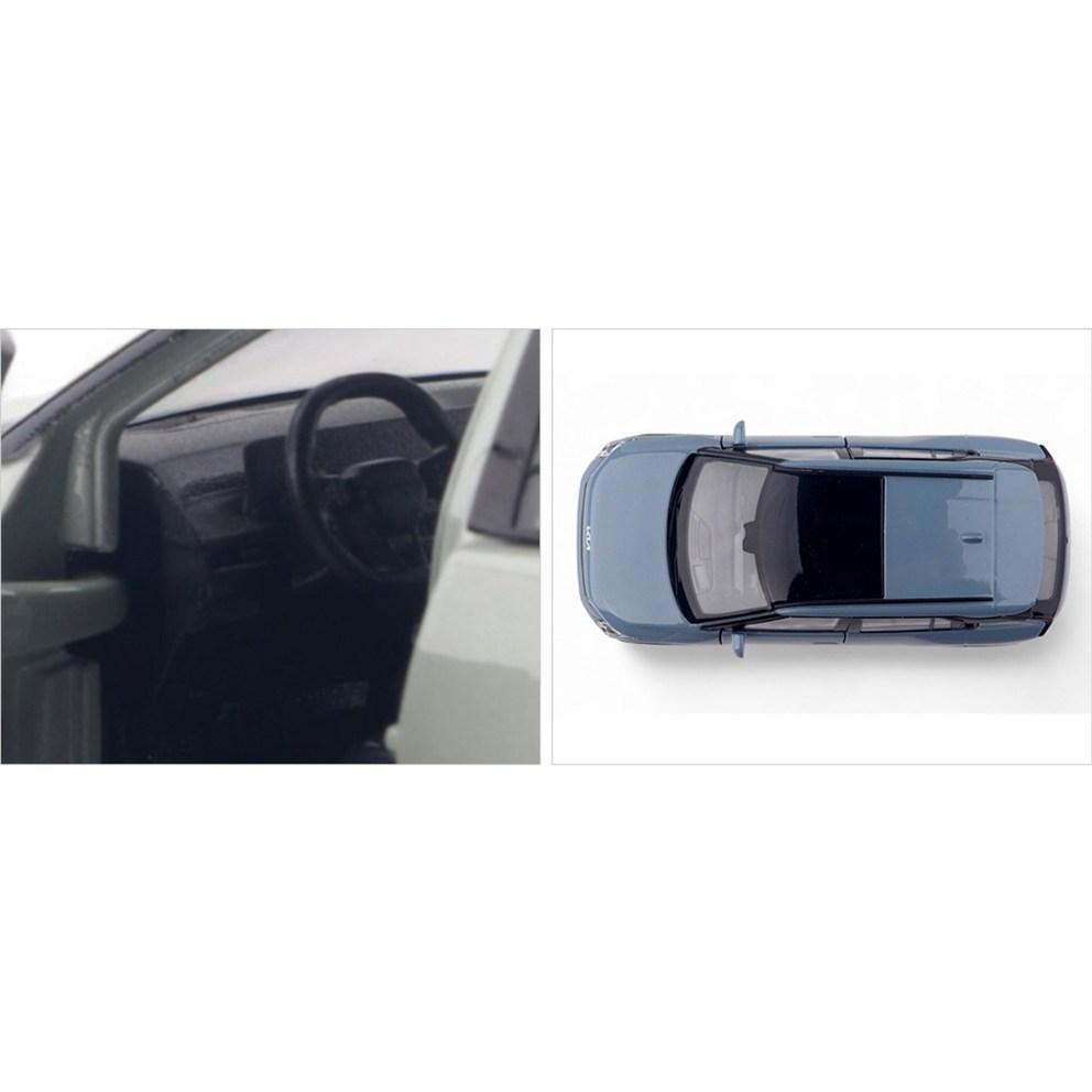 WELLY Kia EV3 1:Modèle de voiture moulé sous pression à l'échelle 38, Bleu, 1 pièce