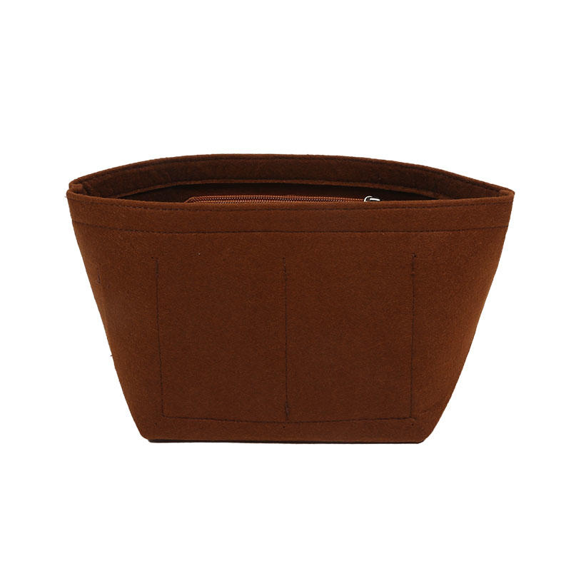 Felt Insert Bag Cosmetic Organizer Insert For Goyard Tote,Makeup Bags With Zipper, Inner Pouch Fit Luxury Handbags For Women