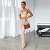 Pantaloni casual dritti in pelle PU da donna autunno e inverno europei e americani pantaloni lunghi in pelle da donna