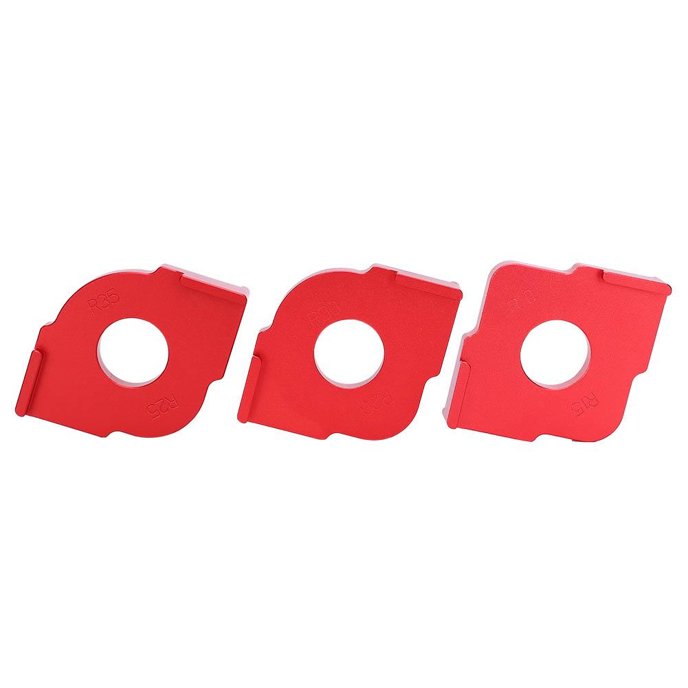 Router Template Jig Radius Woodworking Half Fillet Fast Locator Measuring Set Tool