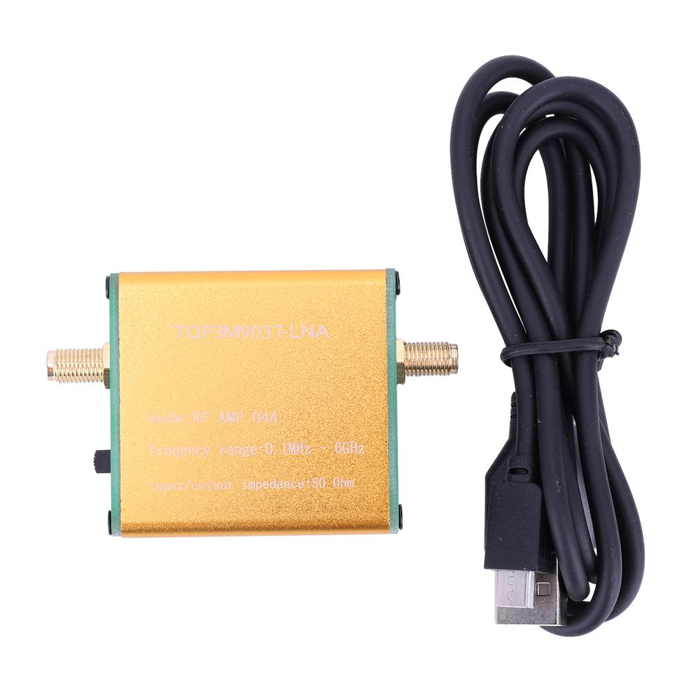 0.1MHz‑6GHz High Gain LNA RF Power Preamplifier Wide Frequency Range Amplifier Module for Shortwave RF Software Defined Radio