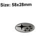 58x28MM Car Steering Wheel Cover Logo Emblem Sticker Decal for Subaru Forester Outback STI WRX Legacy Impreza Ascent Accessories Y14