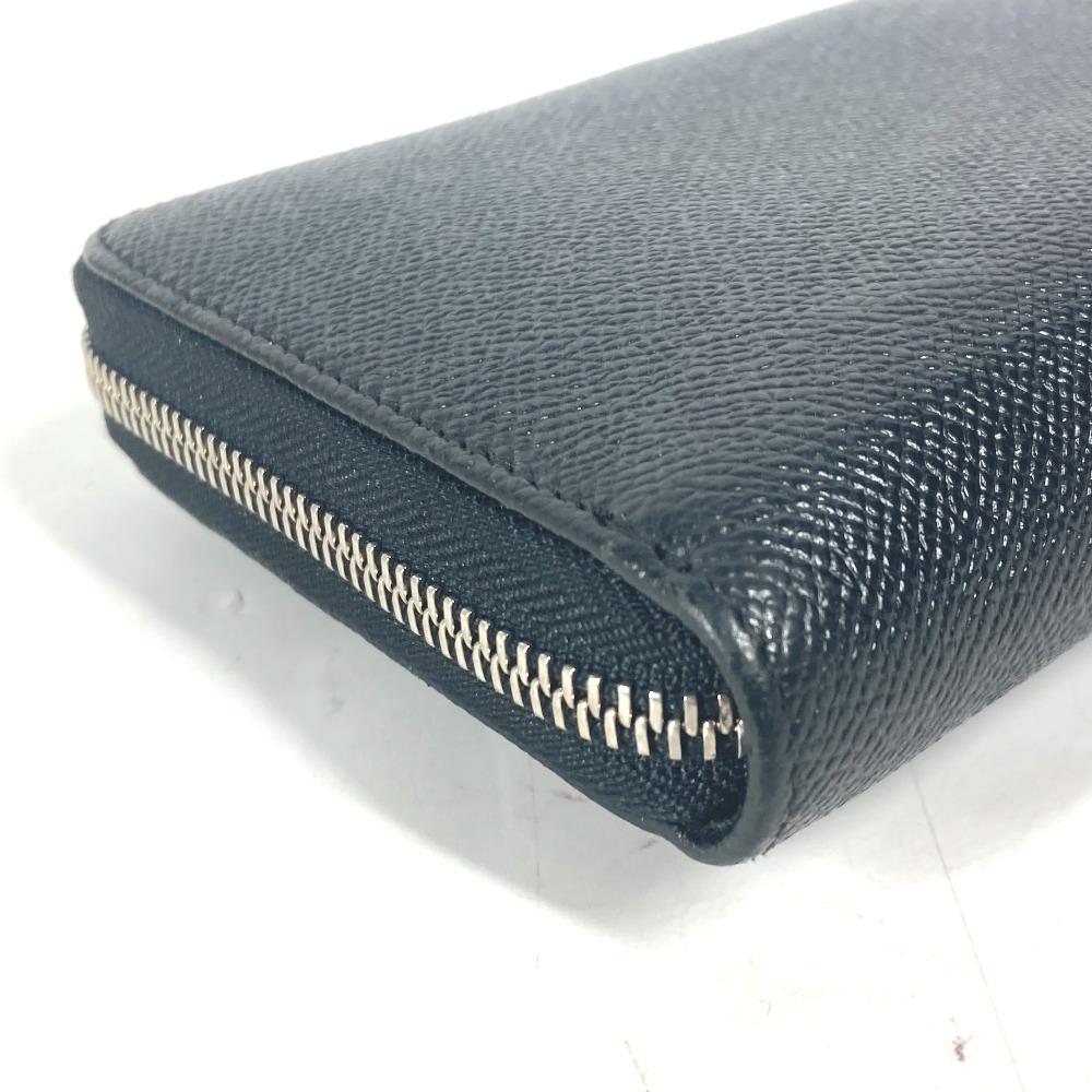 BVLGARI Bulgari Bulgari Zip Around Long Wallet Leather Black