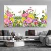 Abstract Painting Wall Art Colorful Flower Canvas Decorative Picture, Canvas Poster, Modern Art, Ideal Gift For Bedroom Living Room Wall Art