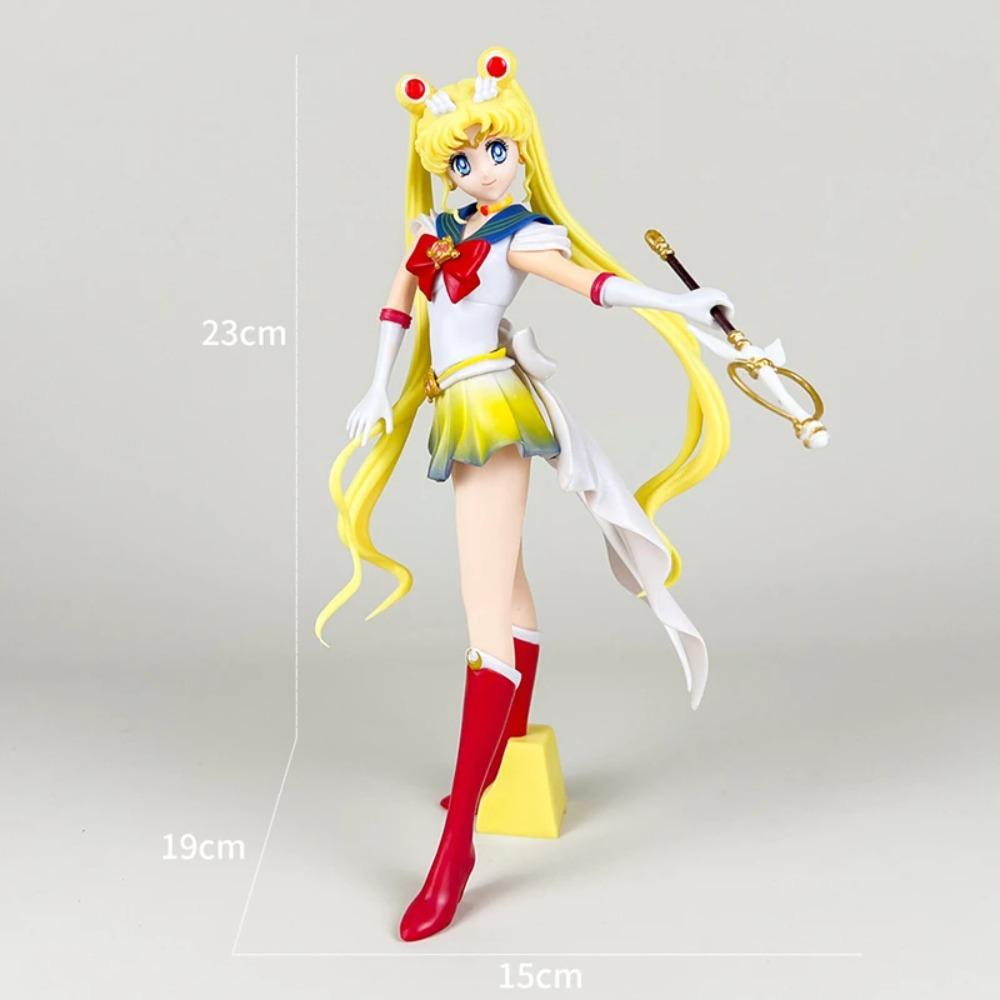 Sailor Moon Figur Anime Cartoon Jupiter Makoto Venus Minako Tsukino Hase Puppe Spielzeug Kleine Prinzessin Kuchen Dekoration Ornamente