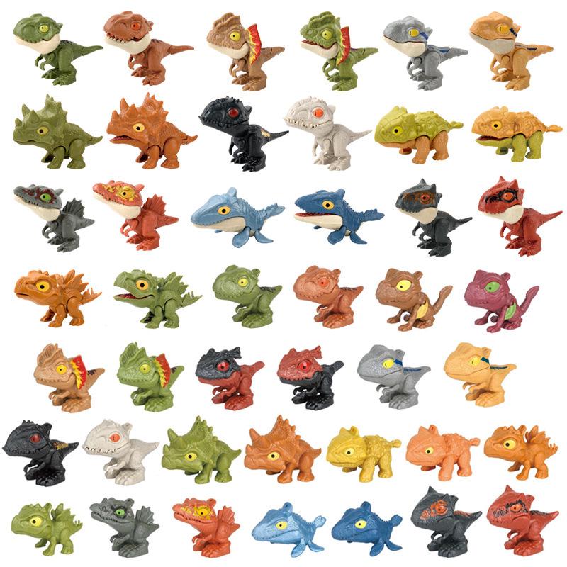 Mini Movable Jurassic Tyrannosaurus Rex Finger Toy Decoration