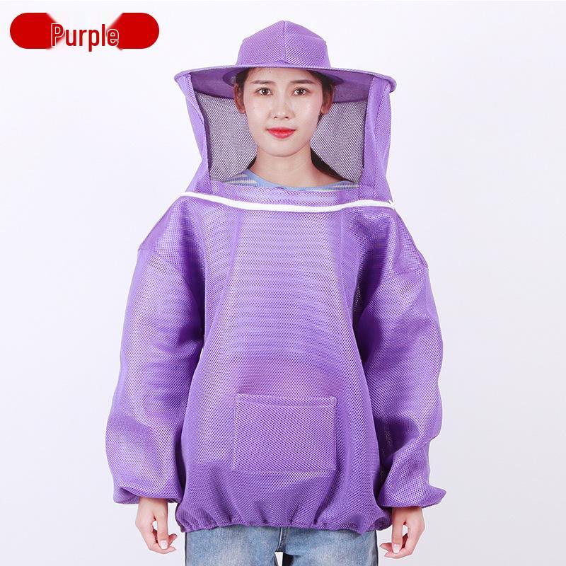 

Double-Layer Breathable Cotton Beekeeping Suit with Detachable Hat and Sun Protection
