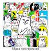 53 Middle Finger Cat Stickers - 87