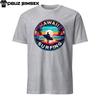 Vintage Hawaii Surfing Graphic Short Sleeve Unisex T-Shirt