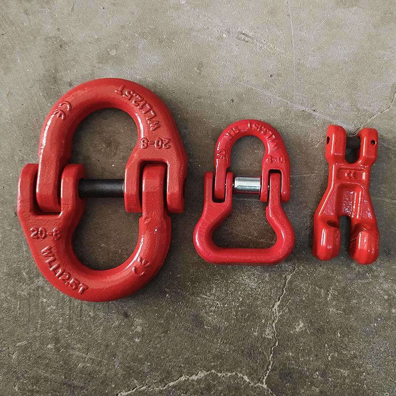 Double Ring Butterfly Buckle Chain Adjuster for Lifting Slings