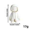 Black & White Ghost 3D Printed Statue - Halloween Desk Decor, Office Toy, New Viral Gift for Horror Fans & Home Accent