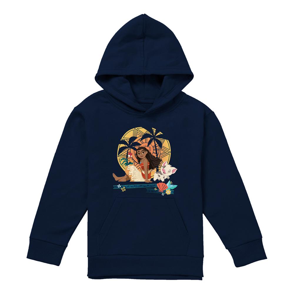 Moana Childrens/Kids Sitting Sunset Hoodie