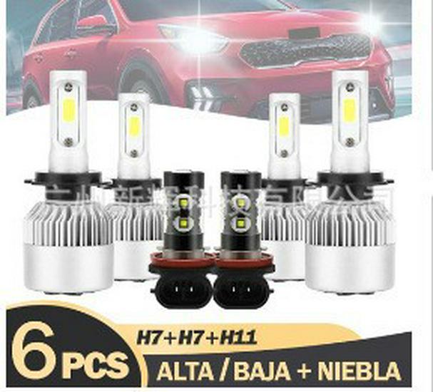 LED Scheinwerfer Kombi-Set: H11, H8, H9005, 9006, H4, H7, H13, 9007, 880, 881