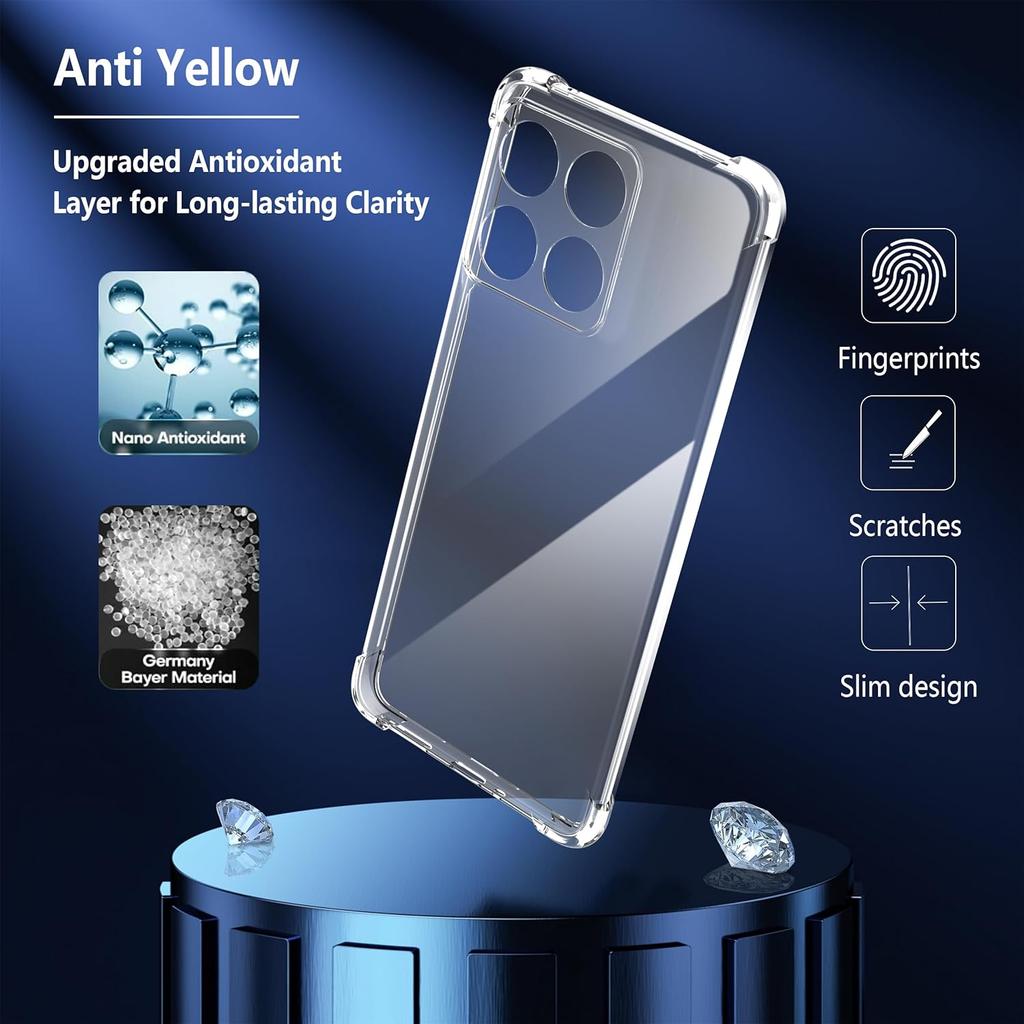 Motorola Moto Edge 70 60 Fusion Pro 60S Phone Case Transparent Ultra Slim Shockproof Full Coverage Clear Case