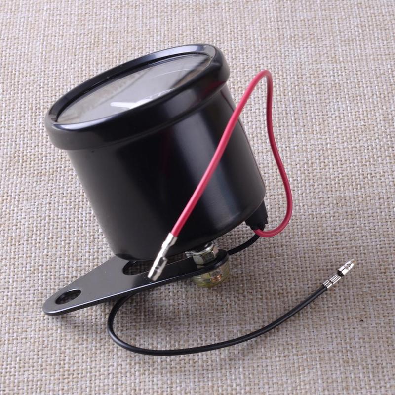 Universal Motorcycle Dual Odometer Speedometer Gauge 0-140