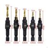 Countersink Set with Hex Shank Woodworking